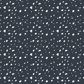 Dalmatian Spots Opposite Charcoal- Medium Print-15