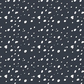 Dalmatian Spots Opposite Charcoal- Small Print