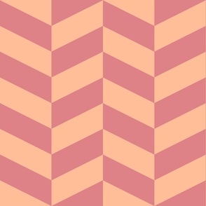 Plum-peach-blossom-and-light-fuzz-peach-pink-chevron-zigzag-XL-jumbo
