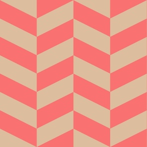 Reddish-georgia-peach-and-light-cute-feminine-brownish-honey-peach-chevron-zigzag-XL-jumbo