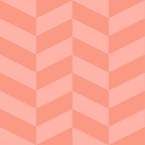 Reddish-warm-peach-pink-and-cute-feminine-pearl-peach-chevron-zigzag-XL-jumbo
