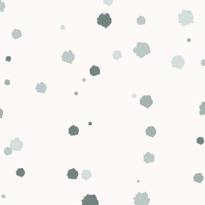 Minimalist Watercolor Dot Array - Refreshing Speckled Pattern for Contemporary Decor - L