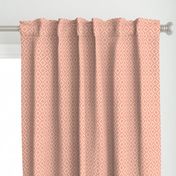 Hand painted diamond basket weave in soft pink and salmon pink