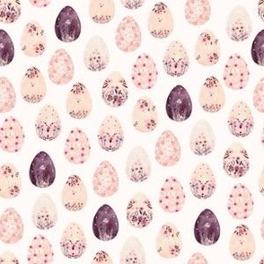 Easter eggs watercolor pattern