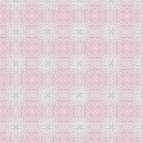 Tulipano Bold Checked Florals in Pink and Lilac