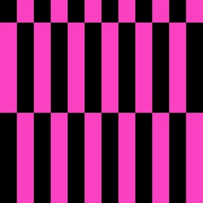 long vertical tiles small_ hot pink and black