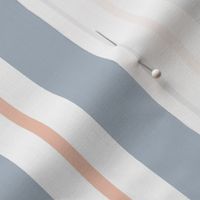 Blue and Peach Stripe