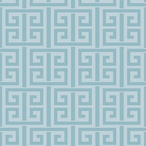 greek key/spa blue/medium