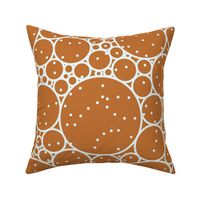 Abstract Water Bubbles | Terracotta