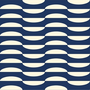 Geometric-beige-halved-alternating-ellipses-on-navy-blue-waves-XL-jumbo