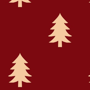Woodland Christmas Classic red