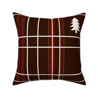 Woodland Cabin Cottage Red Christmas small