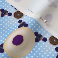 jellies_ berries_ chocolates and dots - blue 