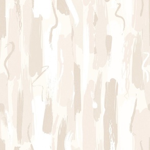 Broad Brushstrokes (Beige)