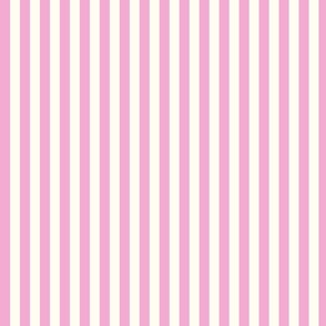 Small Cabana stripe - Lavender pink and cream white - Candy stripe - Awning stripes - nautical - Striped wallpaper - resort coastal sunbrella - tiki vertical