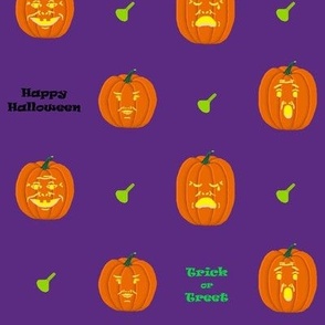 Silly Jack-O-Lanterns (Words)