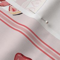 (S) Strawberry cake with Stripes