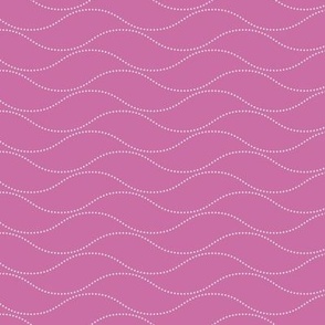 Summer Waves in Orchid Lilac Pink