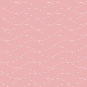 Summer Waves in Strawberry Milkshake Pink
