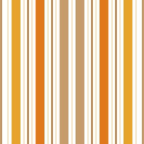 Autumn Candy Corn Stripes / Large