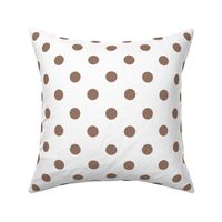 Polka Dots Coffee on White