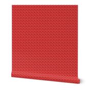 White Doodle Dots on Red (#cc0000)