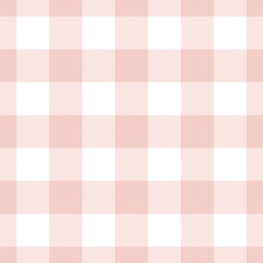 3” Gingham Check Light Pink