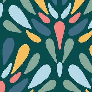 Abstract botanical background