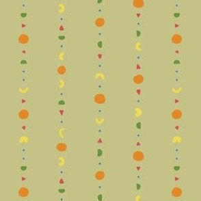 Basic fruit groups - light green (Fruity faces collection)