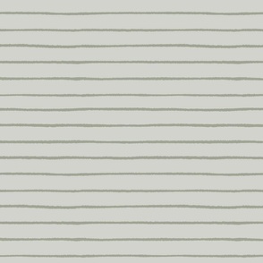 Horizontal Stripes - Light Green - LARGE 11x11