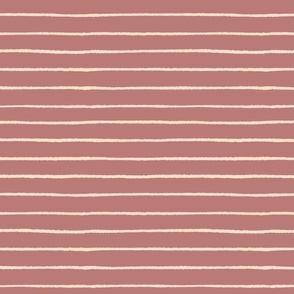 Horizontal Stripes - Red - LARGE 11x11