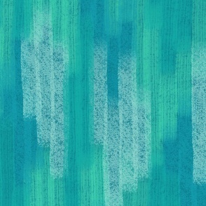 abstract textured chalk lines, turquoise, aqua, blue green, distressed, grunge, rustic, large scale, coastal, colorful