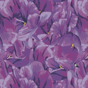 Spring Fling Towers Of Tulips - Purple