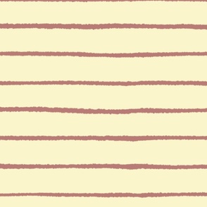 Horizontal Stripes - Yellow and Red - JUMBO 24x24