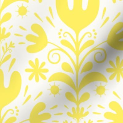 Nordic florals yellow