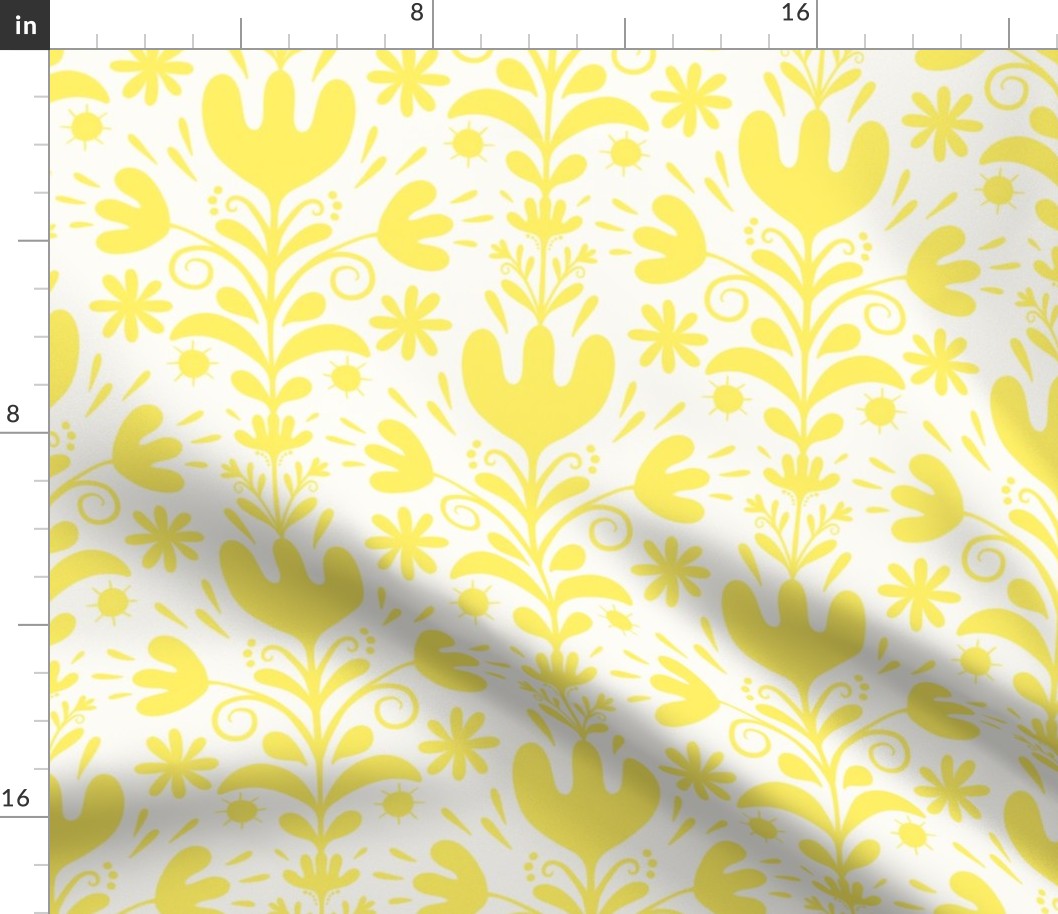 Nordic florals yellow