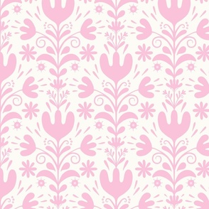 Nordic florals pink