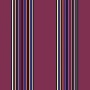 Strip Stripe Flare maroon