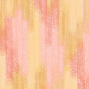 abstract textured chalk lines, peach, pink, yellow, mustard, salmon, coral, distressed, grunge, rustic