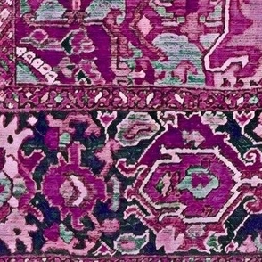 Amethyst Persian Carpet 18 x 36