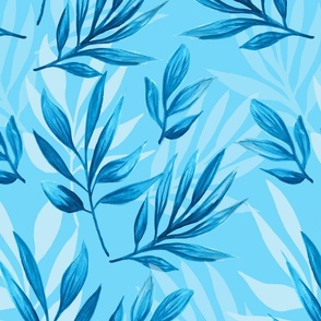 Blue leaves