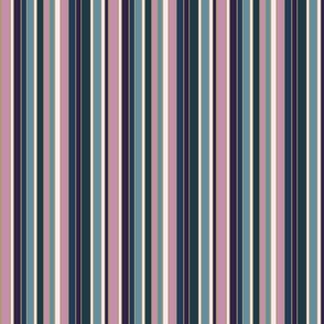 Vertical Stripes - Outlines Stripes - Geometric Minimalist - Lilac, Blue, Green, Tan