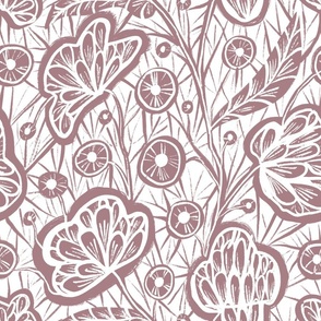 Seamless pattern with an ornament of decorative openwork flowers and lace with cobwebs, hand-drawn graphic pattern 7