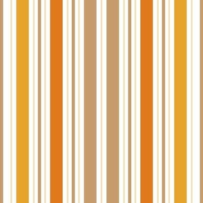 Autumn Candy Corn Stripes / Medium