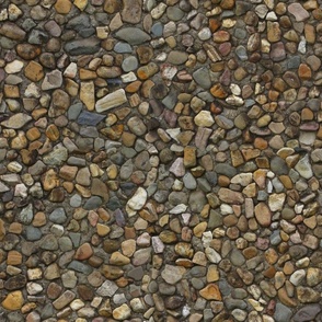 stones in concrete 24x18