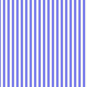 Extra Small Cabana stripe - Crocus Blue and cream white - Candy stripe - Awning stripes - nautical - Striped wallpaper - resort coastal sunbrella