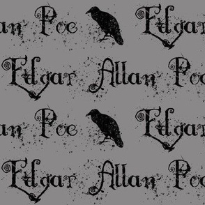 Edgar Allan Poe Name Gray
