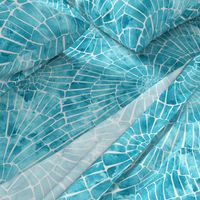 Sun Mosaic Tiles Textured- Aqua