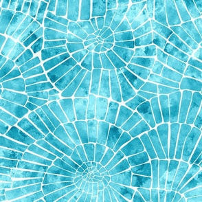 Sun Mosaic Tiles Textured- Aqua