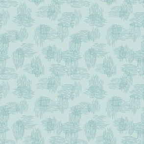 Flow 4x4 (Med Teal on Light Teal) SMALL SIZE